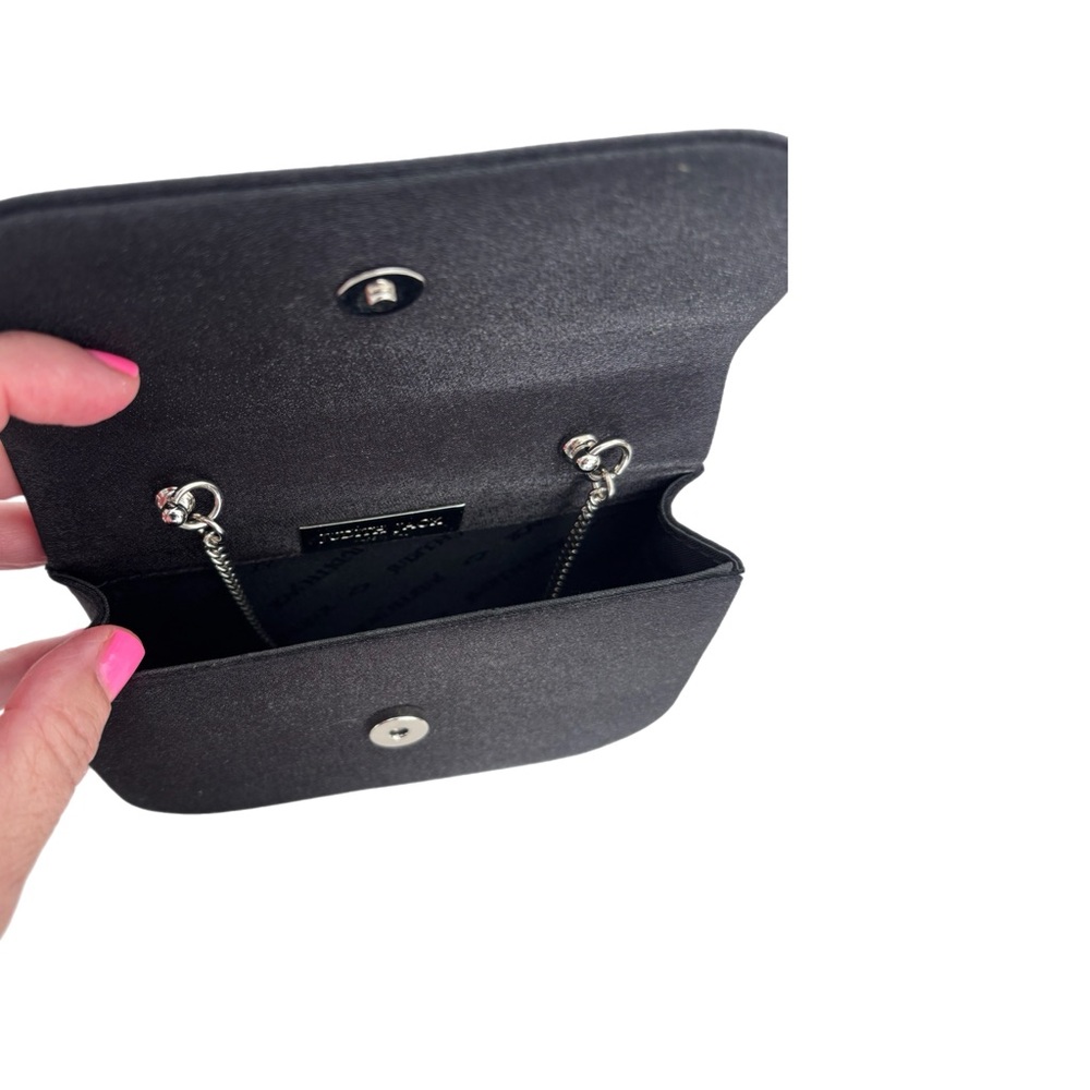 Judith Jack Black Clutch with Marcasite and Rhinestone Accents - Picture 4 of 6